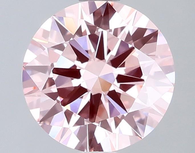 1.70 Ct. Fancy Intense  Pink Round Lab Grown Diamond