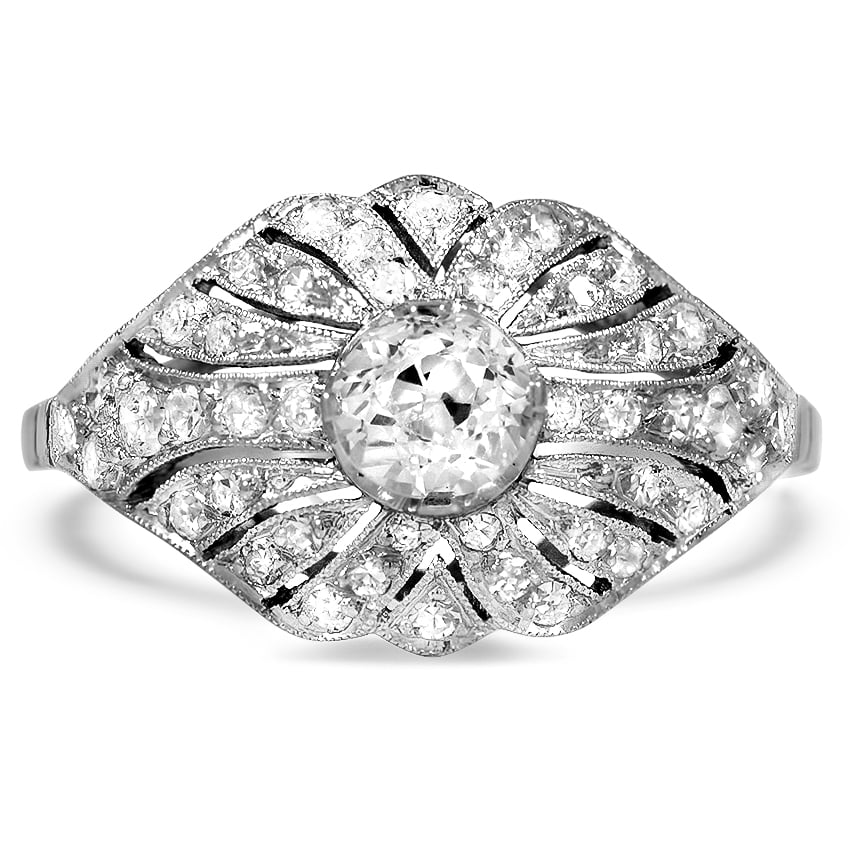 Edwardian Reproduction Diamond Vintage Ring