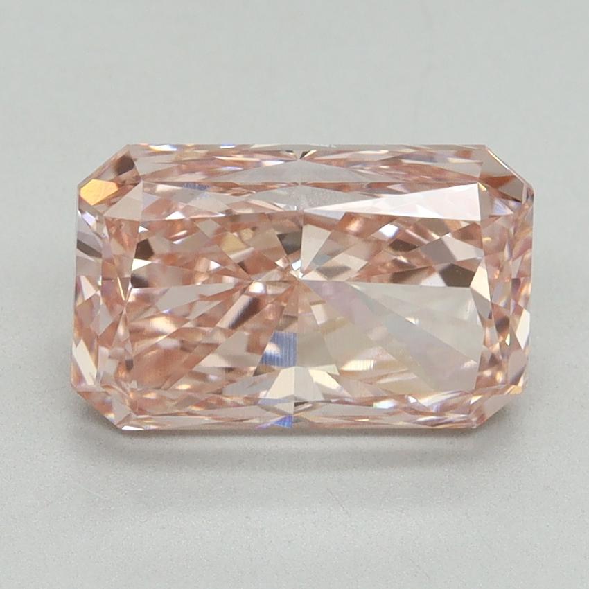 3.06 Ct. Fancy Intense Pink Radiant Lab Grown Diamond