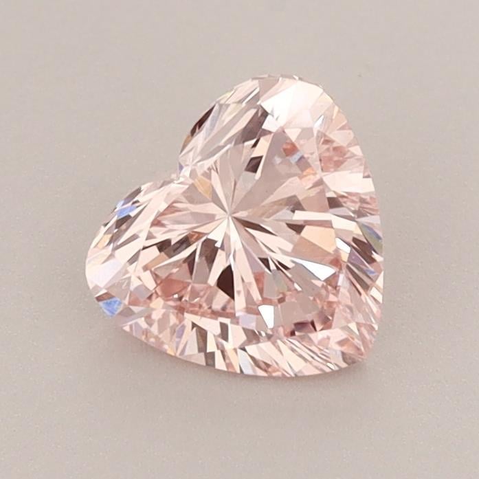 0.91 Ct. Fancy Pink Heart Lab Grown Diamond