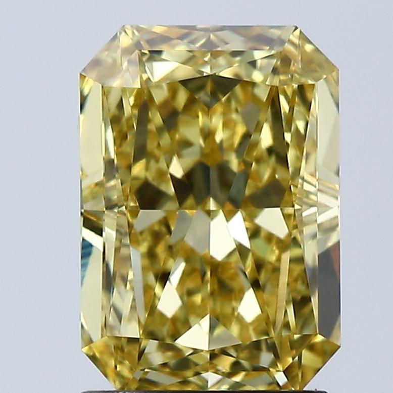 2.06 Ct. Fancy Vivid Yellow Radiant Lab Grown Diamond
