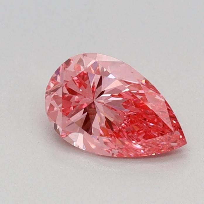 0.39 Ct. Fancy Vivid Pink Pear Lab Grown Diamond