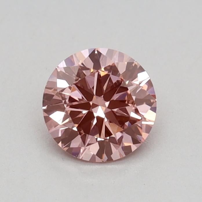 0.36 Ct. Fancy Vivid Pink Round Lab Grown Diamond