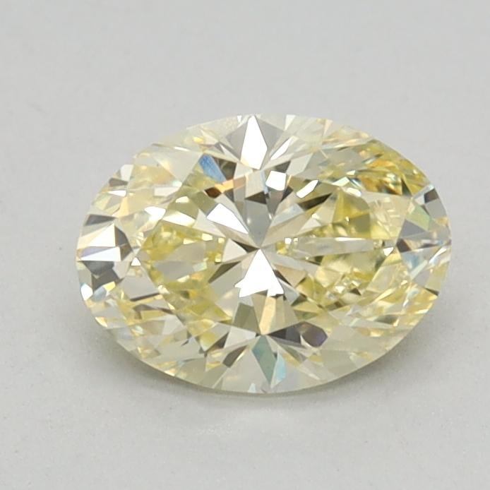 0.59 Ct. Fancy Yellow Oval Lab Grown Diamond