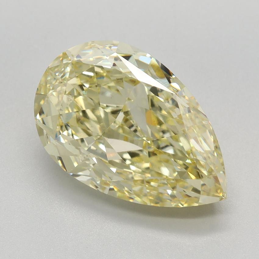 4.17 Ct. Fancy Intense Yellow Pear Lab Grown Diamond