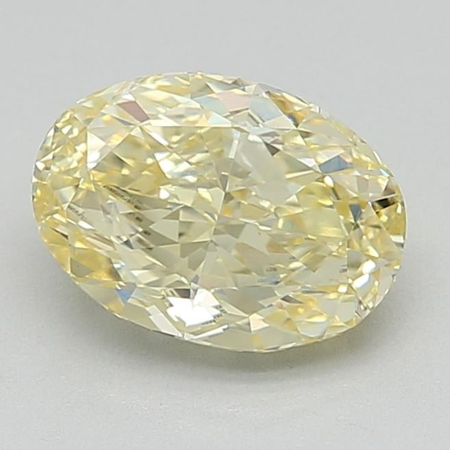 1.52 Ct. Fancy Intense  Yellow Oval Lab Grown Diamond