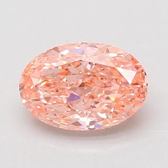 1.04 Ct. Fancy Vivid Pink Oval Lab Grown Diamond