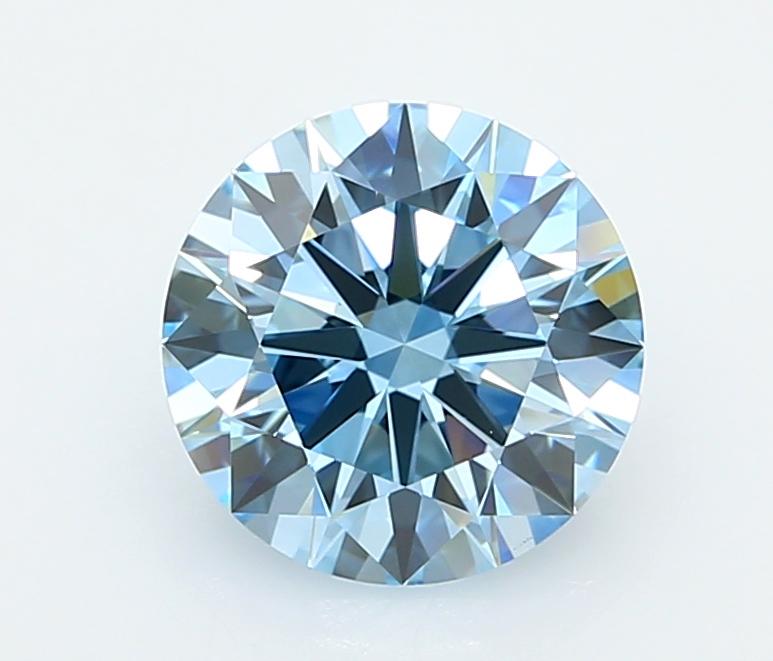2.5 Ct. Fancy Vivid  Blue Round Lab Grown Diamond