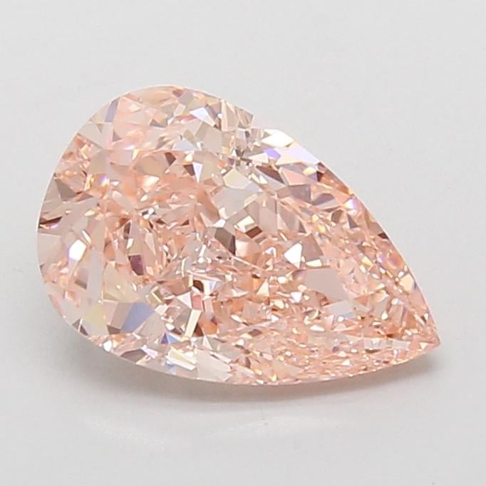 2.07 Ct. Fancy Vivid Pink Pear Lab Grown Diamond