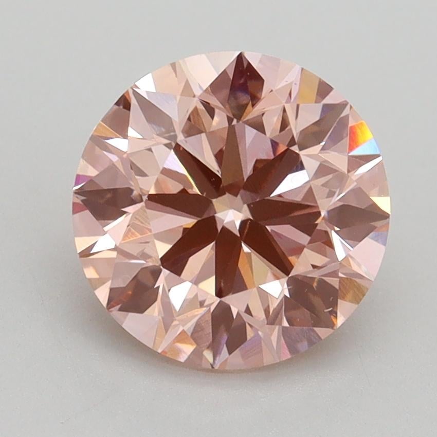 2.30 Ct. Fancy Intense Pink Round Lab Grown Diamond