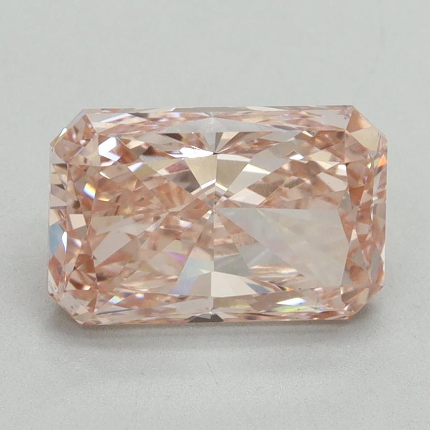 3.01 Ct. Fancy Intense Pink Radiant Lab Grown Diamond