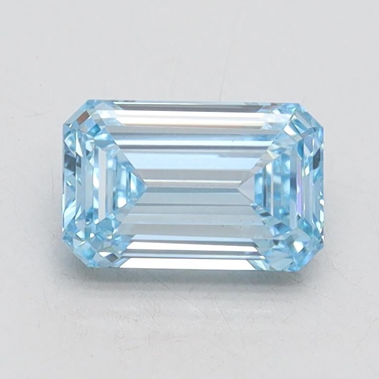 1.03 Ct. Fancy Intense Blue Emerald Lab Grown Diamond