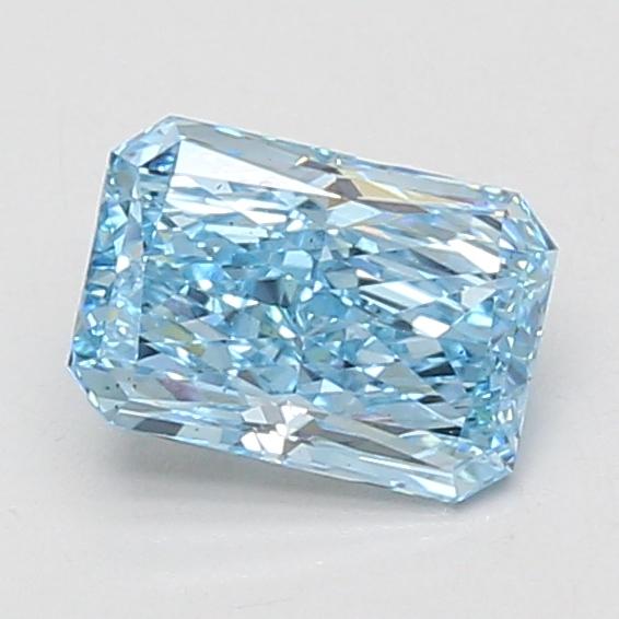 1.10 Ct. Fancy Vivid Blue Radiant Lab Grown Diamond