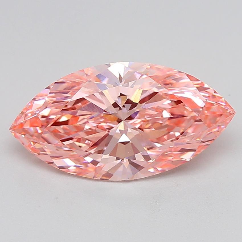 4.02 Ct. Fancy Pink Marquise Lab Grown Diamond