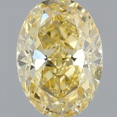 1.10 Ct. Fancy Intense Yellow Oval Lab Grown Diamond