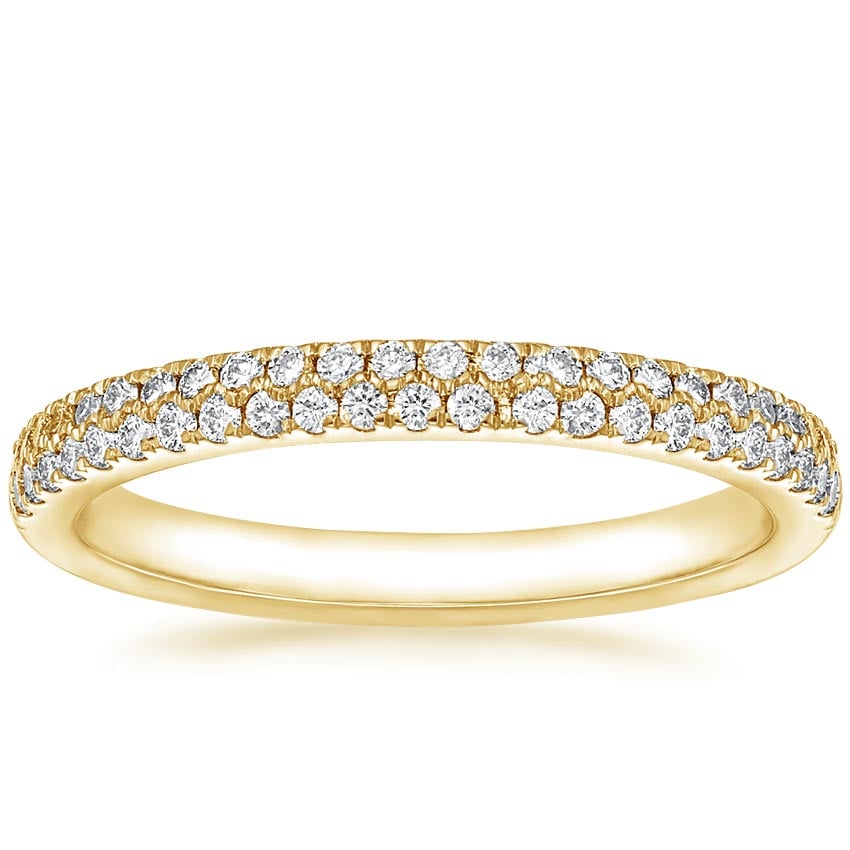 Rose gold diamond engagement ring with surprise diamond details