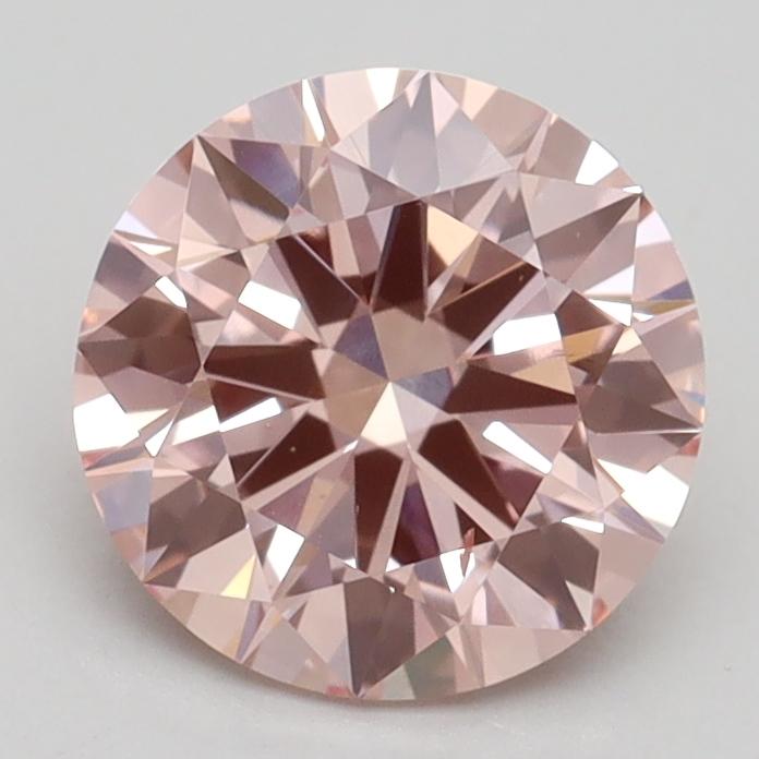 1.71 Ct. Fancy Intense Pink Round Lab Grown Diamond