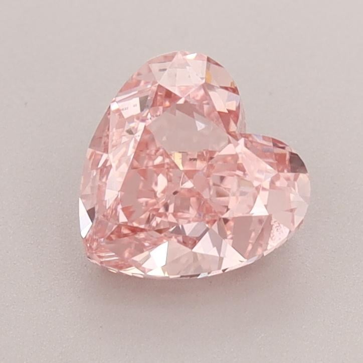 1.31 Ct. Fancy Vivid  Pink Heart Lab Grown Diamond
