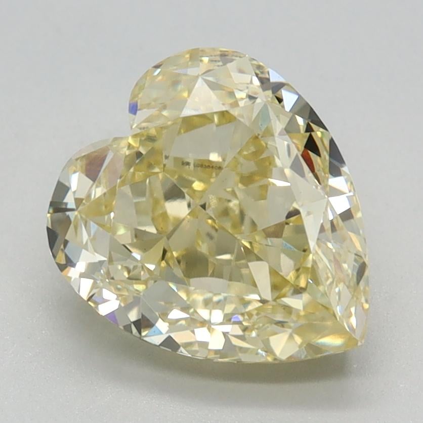2.49 Ct. Fancy Intense Yellow Heart Lab Grown Diamond
