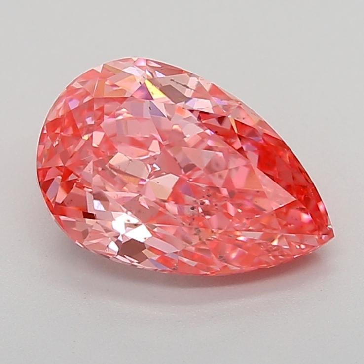 1.96 Ct. Fancy Vivid Pink Pear Lab Grown Diamond