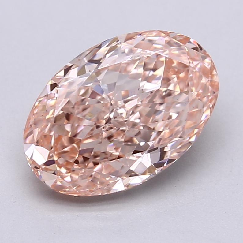 1.84 Ct. Fancy Vivid  Pink Oval Lab Grown Diamond