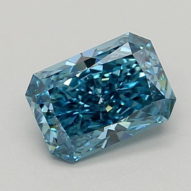 1.76 Ct. Fancy Vivid  Blue Radiant Lab Grown Diamond