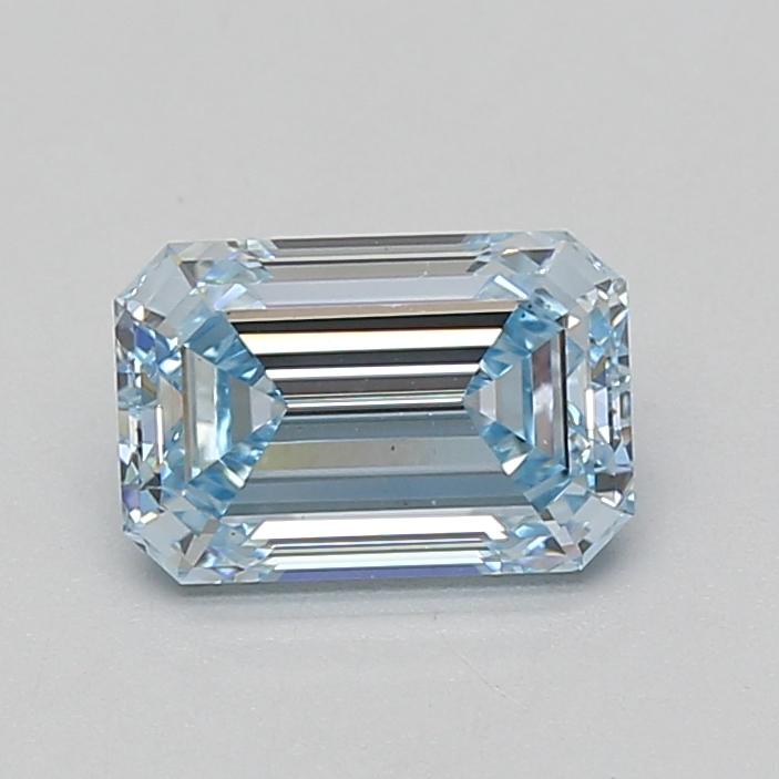 1.53 Ct. Fancy Intense Blue Emerald Lab Grown Diamond