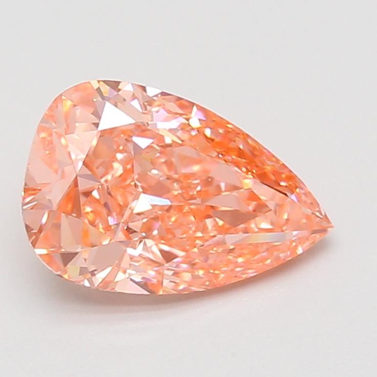 2.30 Ct. Fancy Vivid Pink Pear Lab Grown Diamond