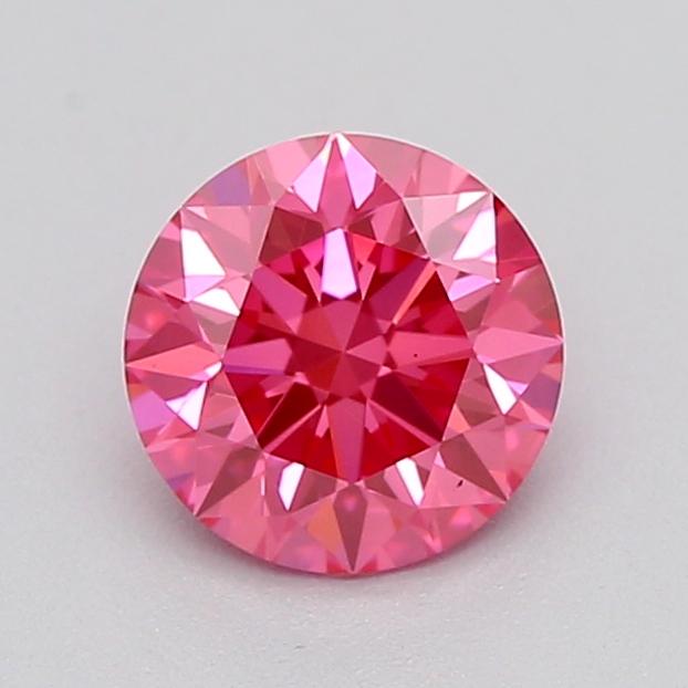 0.40 Ct. Fancy Vivid  Pink Round Lab Grown Diamond