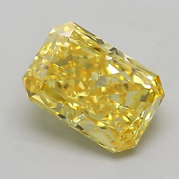 1.05 Ct. Fancy Vivid  Yellow Radiant Lab Grown Diamond