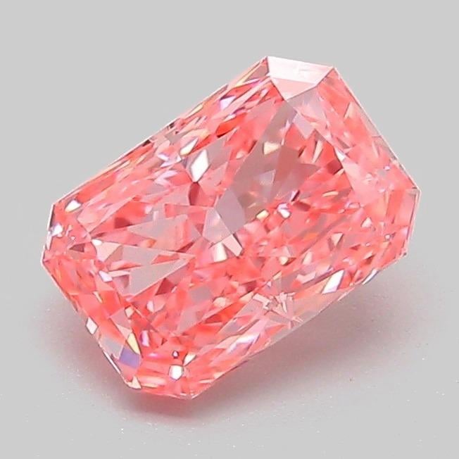 1.06 Ct. Fancy Vivid Pink Radiant Lab Grown Diamond