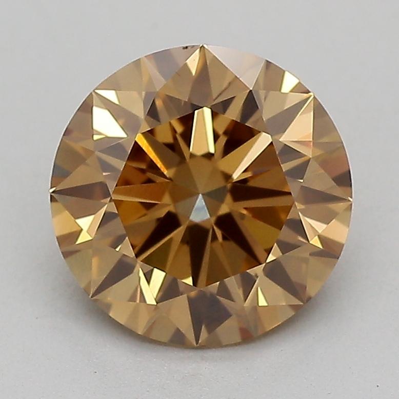 1.50 Ct. Fancy  Brown Round Lab Grown Diamond