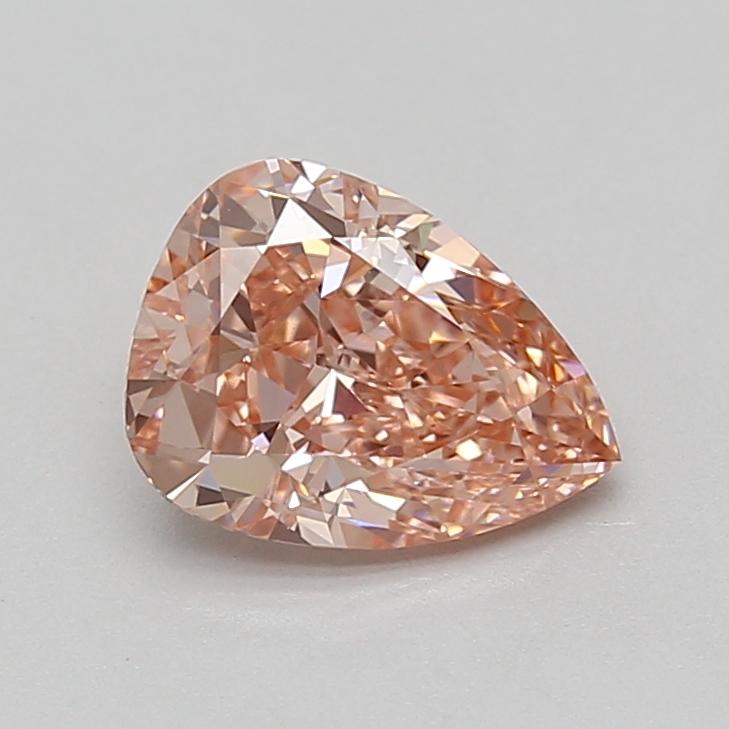1.58 Ct. Fancy Vivid Pink Pear Lab Grown Diamond
