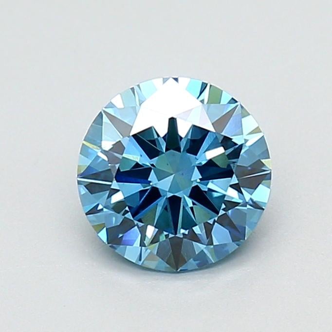 1.04 Ct. Fancy Vivid Blue Round Lab Grown Diamond