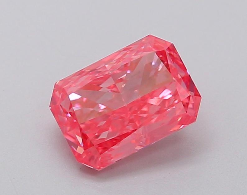 1.15 Ct. Fancy Vivid Pink Radiant Lab Grown Diamond
