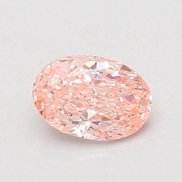 0.73 Ct. Fancy Vivid Pink Oval Lab Grown Diamond