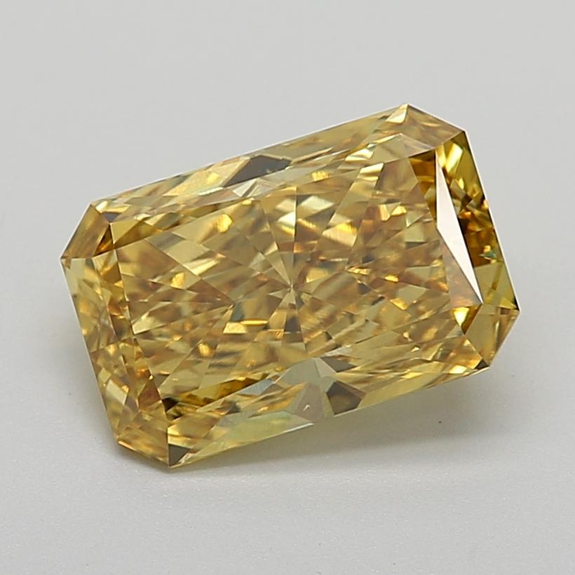 3.60 Ct. Fancy Vivid  Yellow Radiant Lab Grown Diamond