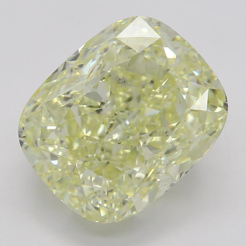 5.13 Ct. Fancy Light Yellow Cushion Diamond