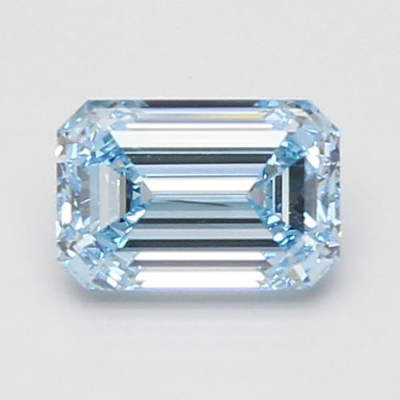 1.04 Ct. Fancy Intense Blue Emerald Lab Grown Diamond