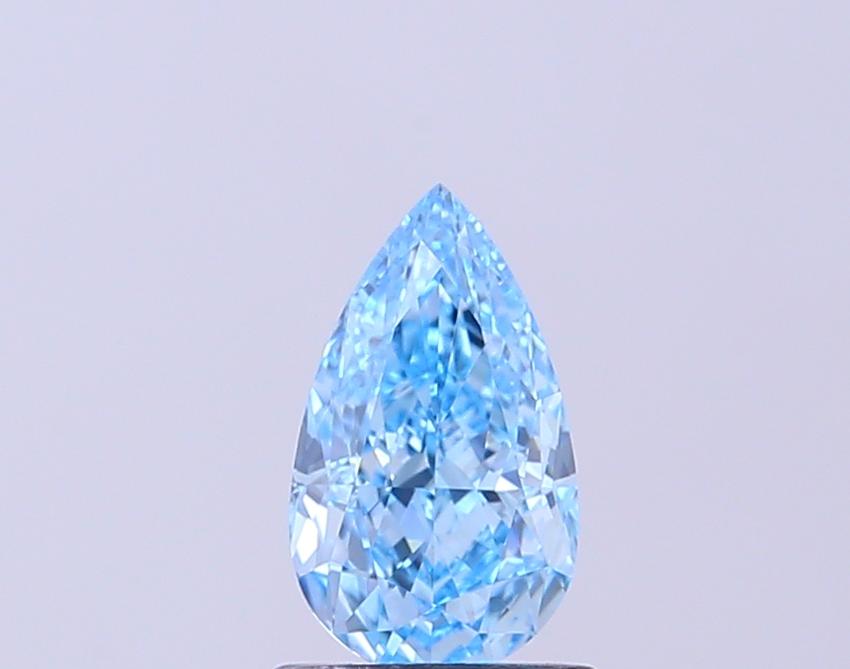 1.01 Ct. Fancy Vivid Blue Pear Lab Grown Diamond