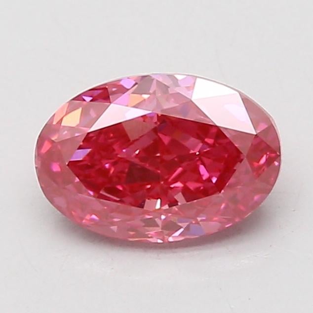 1.58 Ct. Fancy Vivid Pink Oval Lab Grown Diamond