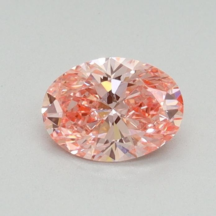 0.50 Ct. Fancy Vivid Pink Oval Lab Grown Diamond