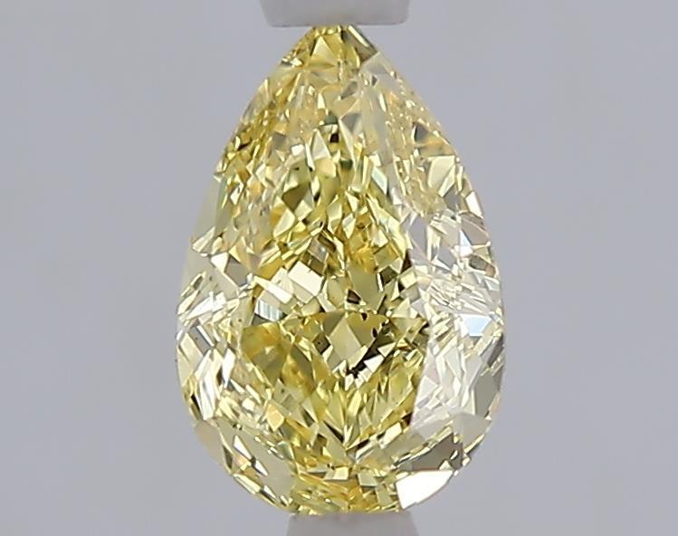1.07 Ct. Fancy Intense  Yellow Pear Lab Grown Diamond