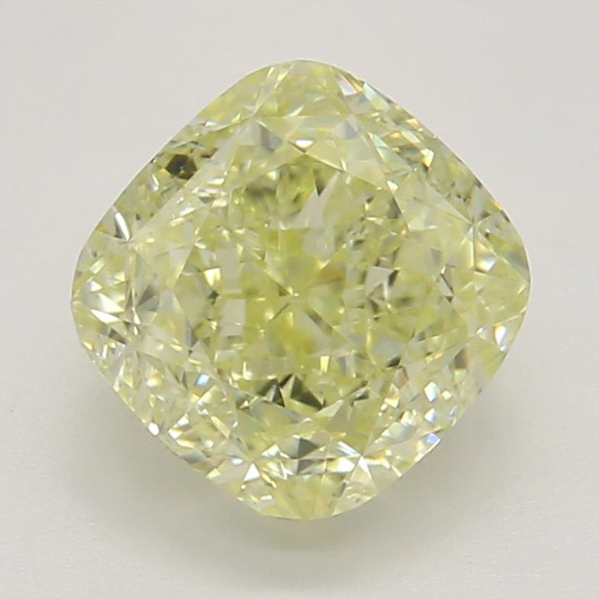 1.02 Ct. Fancy Light Yellow Cushion Diamond