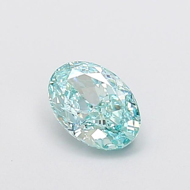 1.00 Ct. Fancy Vivid  Blue Oval Lab Grown Diamond