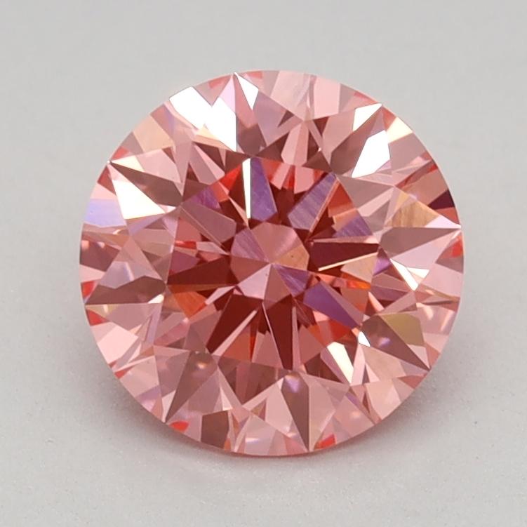 1.03 Ct. Fancy Vivid Pink Round Lab Grown Diamond