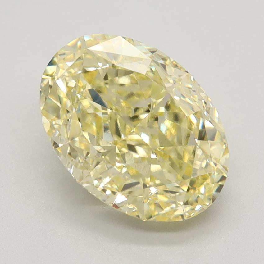 2.37 Ct. Fancy Intense Yellow Oval Lab Grown Diamond