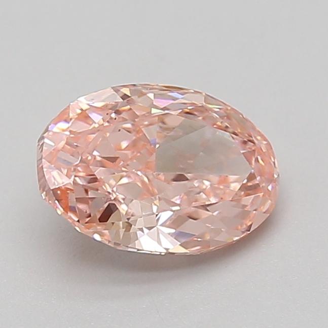 1.52 Ct. Fancy Vivid Pink Oval Lab Grown Diamond