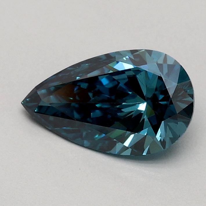 0.50 Ct. Fancy Vivid Blue Pear Lab Grown Diamond