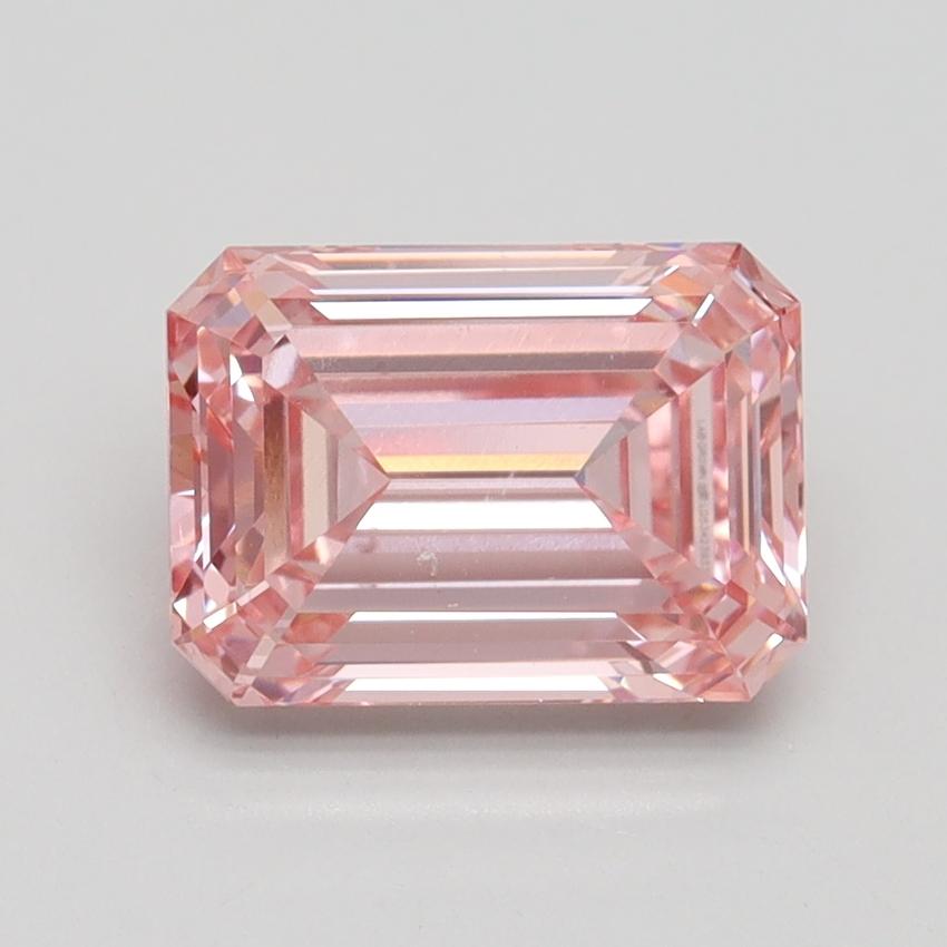 2.22 Ct. Fancy Intense Pink Emerald Lab Grown Diamond